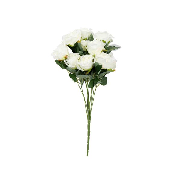  Ruusukimppu - Valkoinen, 51cm