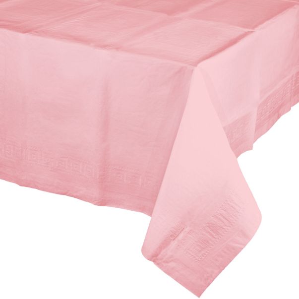 Paperinen pöytäliina - Hennon vaaleanpunainen, 137x274cm